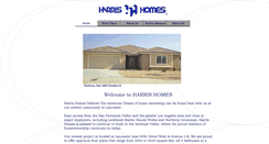 Desktop Screenshot of harrishomesinc.com