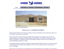 Tablet Screenshot of harrishomesinc.com